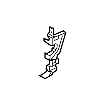 80A-807-277-B Audi Side Retainer Illustration 1 of 1