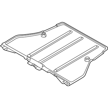 8D0-863-822 Audi Rear Deflector Illustration 1 of 1