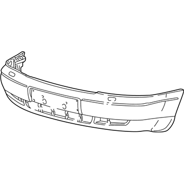 Audi A8 Bumper Cover - 4D0-807-105-B-GRU