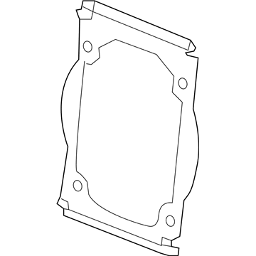 Audi Fan Mounting Bracket - 4Z7-121-329