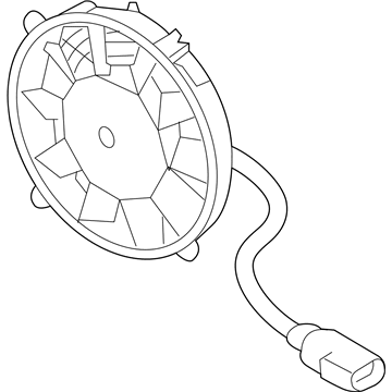 Audi Allroad Quattro Radiator fan - 4Z7-959-455-C