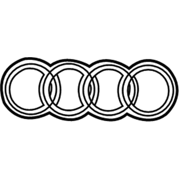 Audi RS4 Emblem - 8E9-853-742-2ZZ
