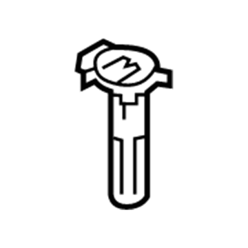 Audi WHT-001-506-A Upper Insulator Bolt