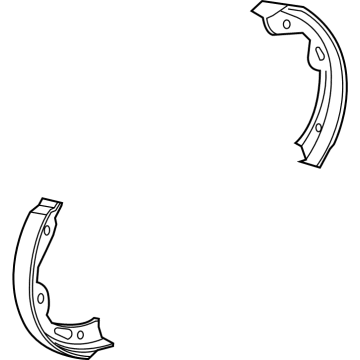 Audi RS e-tron GT Parking Brake Shoes - 9Y0-698-533-D