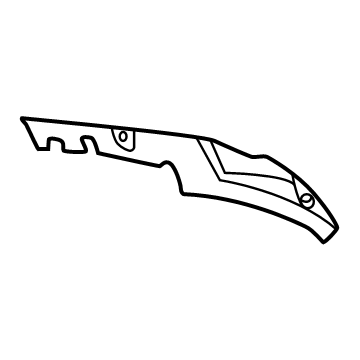 Audi 80F-809-307-STL Reinforcement Support 80F-809-307-STL Audi Reinforcement Support Illustration 1 of 1