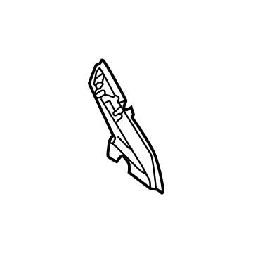 Audi 80F-810-613-STL Reinforcement Plate 80F-810-613-STL Audi Reinforcement Plate Illustration 1 of 1