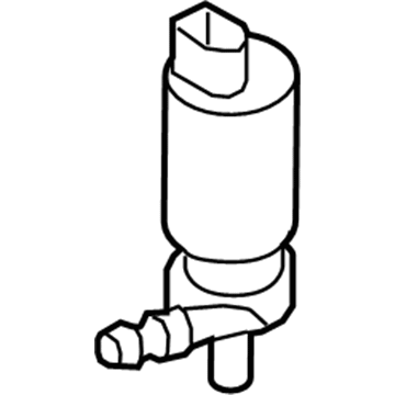 Audi S4 Windshield Washer Pump - 8K0-955-681