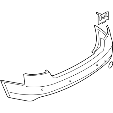 Audi A5 Bumper Cover - 8T0-807-067-C-GRU