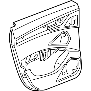 Audi 4H4-867-303-C-J0M Door Trim Panel Audi 4H4-867-303-C-J0M Door Trim Panel