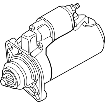 Audi TT Quattro Starter - 02E-911-023-L