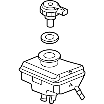 Audi Brake Master Cylinder Repair Kit - 8K0-611-301-A