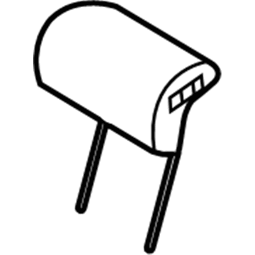 Audi 4L0-883-905-B-1C3 Headrest, Center Audi 4L0-883-905-B-1C3 Headrest, Center