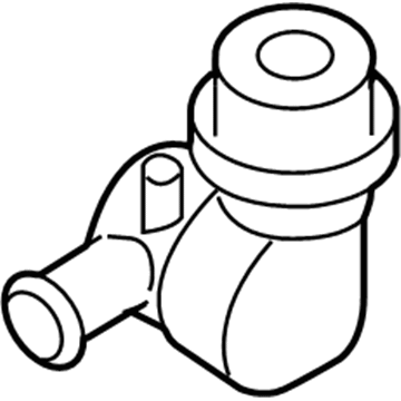 Audi 1J0-819-809 Heater Valve 1J0-819-809 Audi Heater Valve Illustration 1 of 1