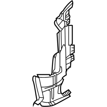 Audi 8W0-121-283-BS Outer Duct 8W0-121-283-BS Audi Outer Duct Illustration 1 of 1