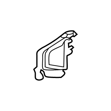 Audi 8W0-121-673-B Inner Duct 8W0-121-673-B Audi Inner Duct Illustration 1 of 1