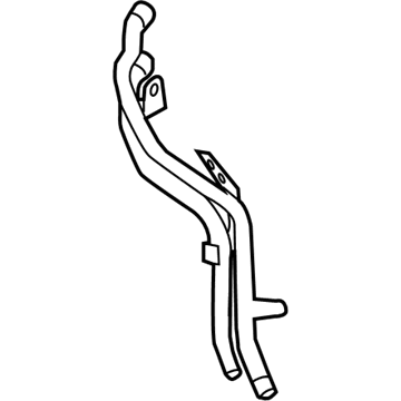 Audi Water Hose - 1K0-121-070-BD