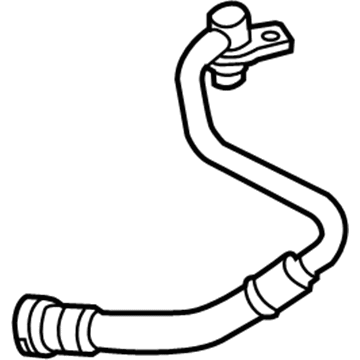 Audi A6 Transmission Oil Cooler Hose - 4G0-317-817-T