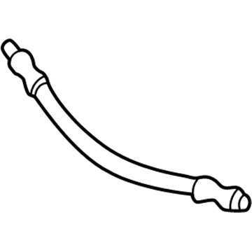 Audi 80 Brake Line - 893-611-775-A