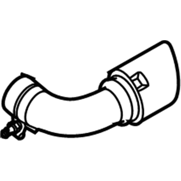 Audi TT Quattro Exhaust Pipe - 8J0-253-682-D