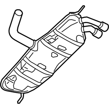 Audi A3 Quattro Exhaust Resonator - 8P0-253-609-G