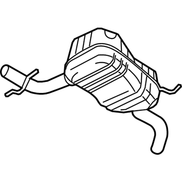 Audi A3 Exhaust Pipe - 1K0-253-209-AQ