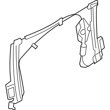 Audi S5 Window Regulator - 8F0-837-462-D