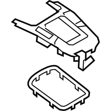 Audi 8K0-864-261-D-V10 Console Panel