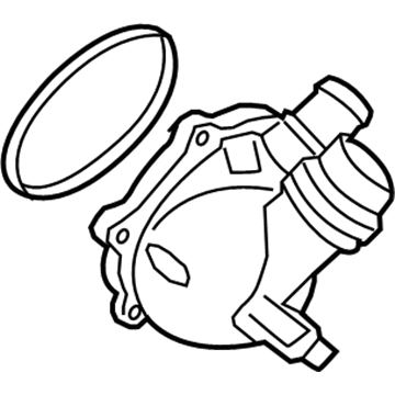Audi S8 Thermostat Housing - 079-121-115-BL