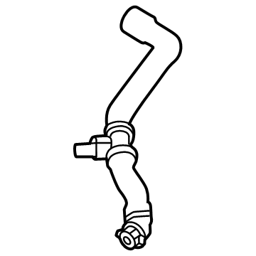 Audi SQ6 e-tron Coolant Pipe - 85E-122-049-A