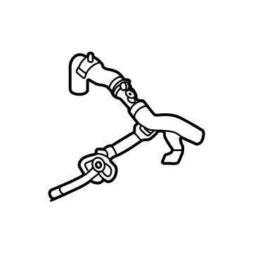 Audi 80B-122-449-B Hose & Tube Assembly