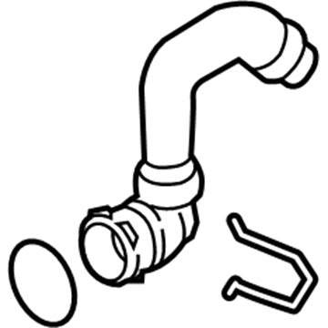 Audi S7 Water Hose - 4G0-121-049-AP