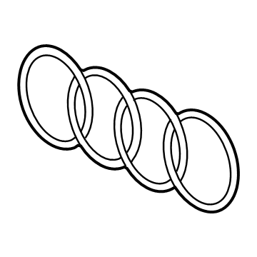 Audi Q3 Emblem - 8U0-853-742-2ZZ
