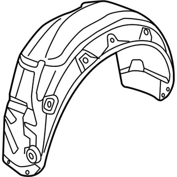 Audi S8 Wheelhouse - 4H0-810-172-E