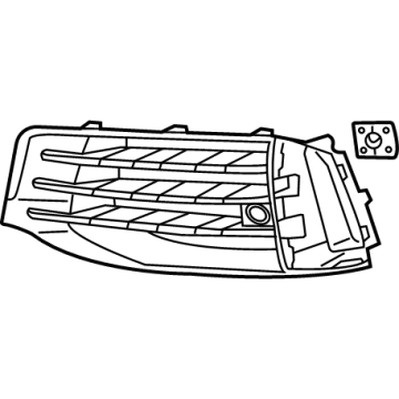 Audi Q7 Grille - 4M0-890-681