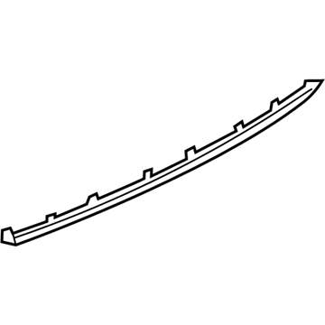 8W6-807-791-AP6 Audi Center Molding Illustration 1 of 1