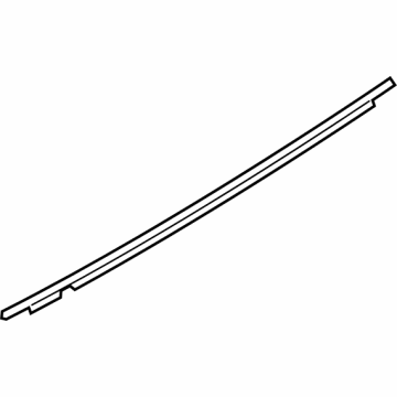 Audi 8W8-853-283-C-T94 Belt Molding
