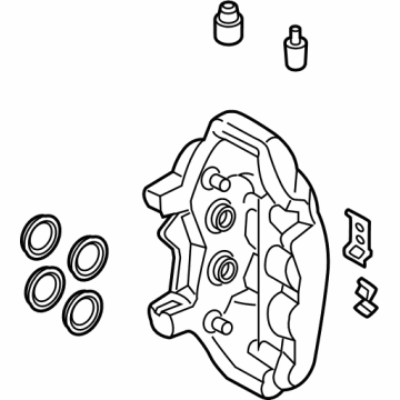 Audi e-tron GT Brake Caliper Repair Kit - 4J3-615-424-K