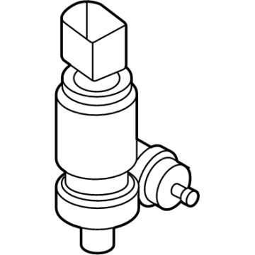 Audi Windshield Washer Pump - 8W0-955-647