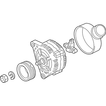 Audi A4 Alternator - 06E-903-016-EX