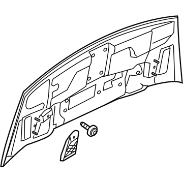 Audi 427-827-025-GRU Engine Lid Audi 427-827-025-GRU Engine Lid
