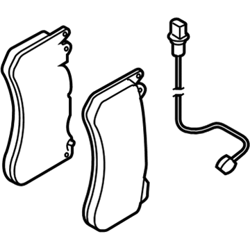 Audi S7 Brake Pads - 4G0-698-151-AC