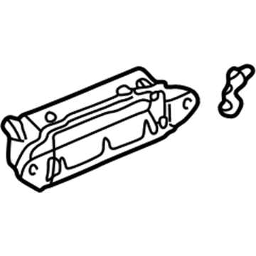 Audi A4 Exterior Door Handle - 4A0-839-206-F