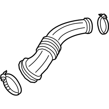 Audi A8 Quattro Air Intake Hose - 4H0-129-606-B