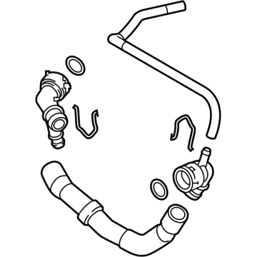 Audi Q3 Water Hose - 5QN-122-101-AB