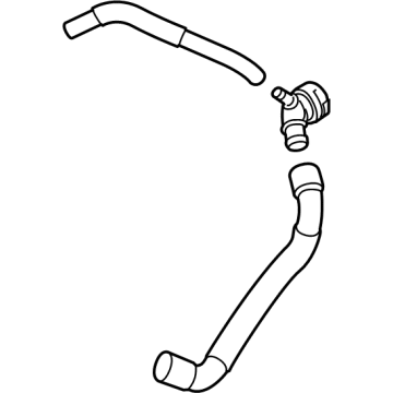 Audi 5QF-122-157-F Hose Assembly 5QF-122-157-F Audi Hose Assembly Illustration 1 of 1