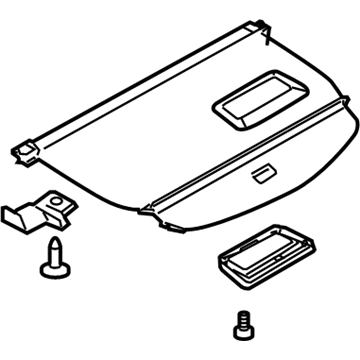 Audi 4F9-863-553-94H Tonneau Cover 4F9-863-553-94H Audi Tonneau Cover Illustration 1 of 1