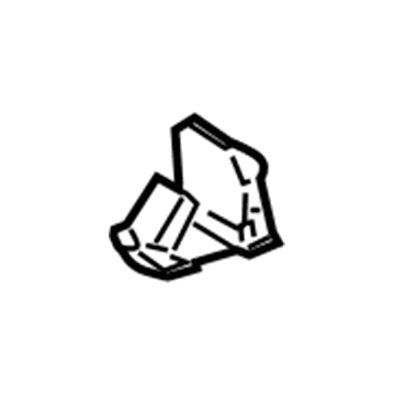Audi 4F9-861-849-1DH Side Trim Hook 4F9-861-849-1DH Audi Side Trim Hook Illustration 1 of 1