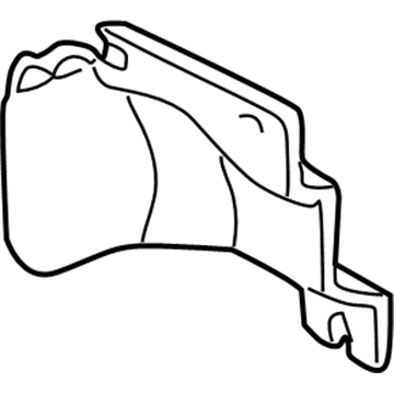 Audi Radius Heat Shield - 8D0-422-704-A
