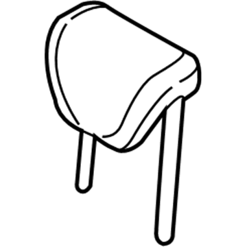 8V7-885-901-38M Audi Headrest Illustration 1 of 1