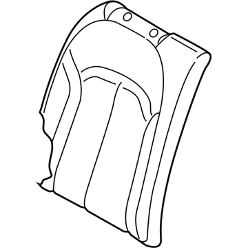 Audi 8V7-885-806-B-IMZ Seat Back Cover 8V7-885-806-B-IMZ Audi Seat Back Cover Illustration 1 of 1